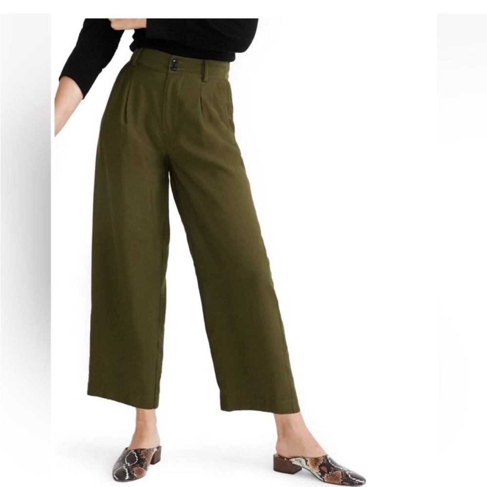 Madewell Wide Leg Crop Trousers